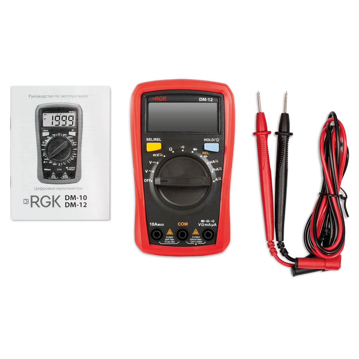 Мультиметр RGK DM-12 с поверкой