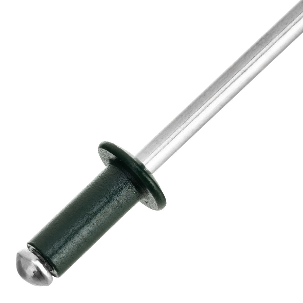 Заклепки 4.0 х 10 мм RAL 6005, темно-зеленые, 50 шт Matrix (40684)