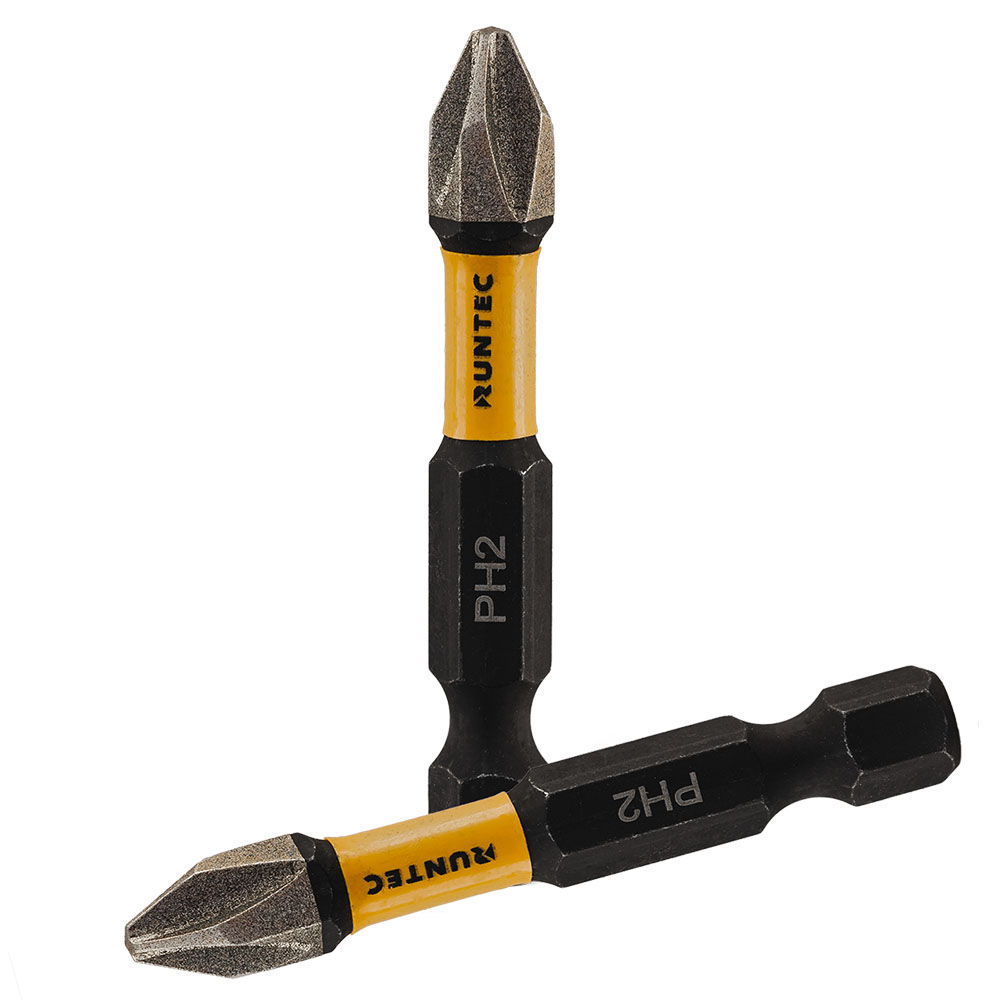 Бита ударная Diamond Coating H6.35 50мм PH2 5шт. RUNTEC RT-IB51
