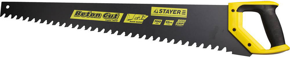 Ножовка специальная Beton Cut, 700 мм STAYER Professional 2-15097