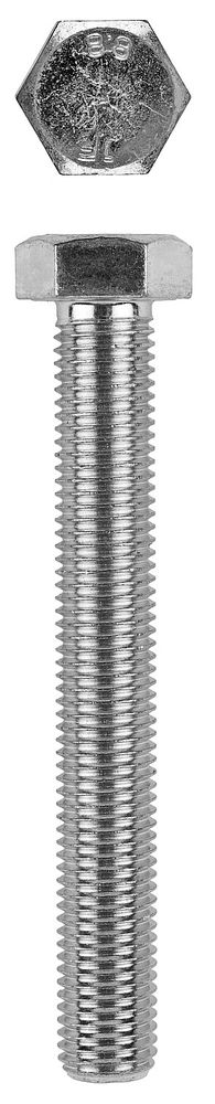 Болт 10х20 мм DIN 933, кл. пр. 8.8, цинк, 200 шт KRAFTOOL 303074-10-020
