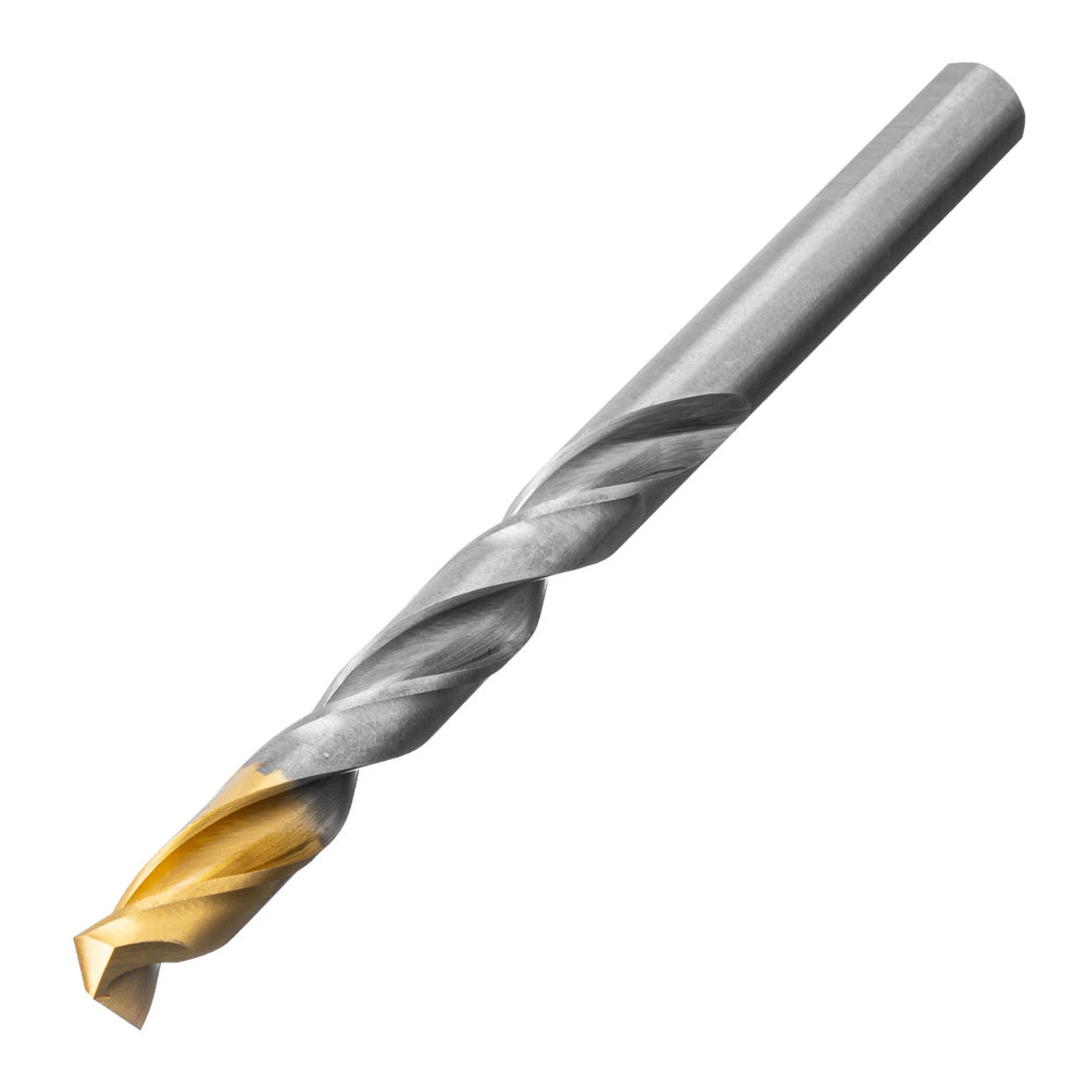 Набор сверл по металлу, 1-10 мм, Р6М5-TiN, Golden Tip, 19 шт Denzel (723003)