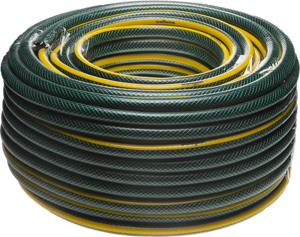 Поливочный шланг STANDARD, 1/2, 50 м, 20 атм, трёхслойный, армированный GRINDA 429000-1/2-50