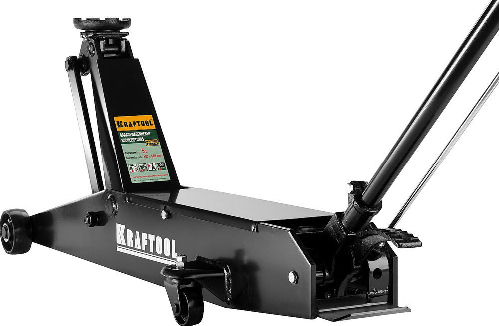 Домкрат подкатной 5 т, 150 - 560 мм для тяжелой техники KRAFTOOL 43455-5