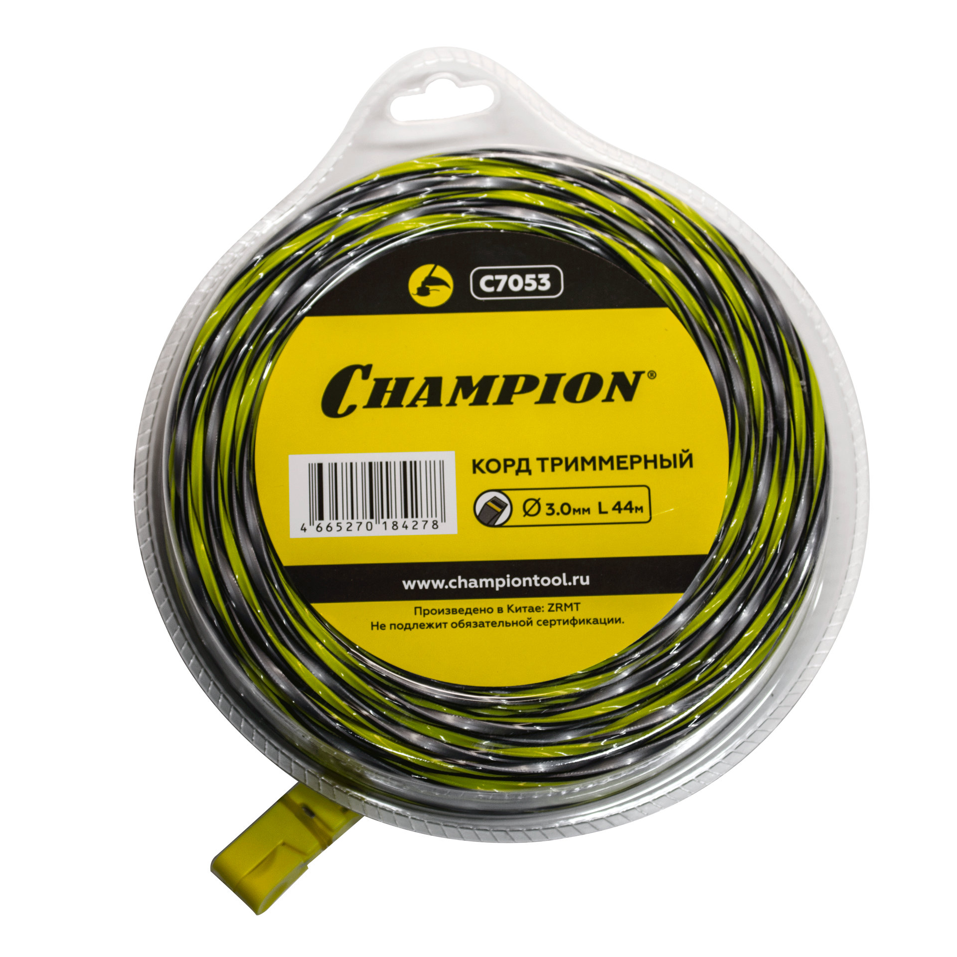 Корд трим.CHAMPION Tornado 3.0мм* 44м (витой квадрат) (C7053)