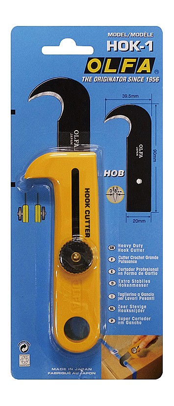Нож с лезвием-крюком OLFA OL-HOK-1