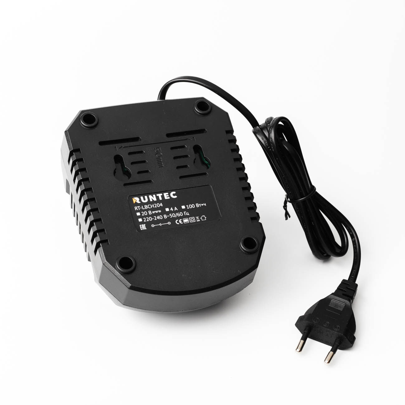 Зарядное устройство PRO для 20В батарей, 4А RUNTEC RT-LBCH204