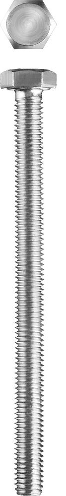 Болт M6 x 80 мм, кл. пр. 5.8, цинк, 5 кг, ГОСТ 7798-70 ЗУБР 303080-06-080