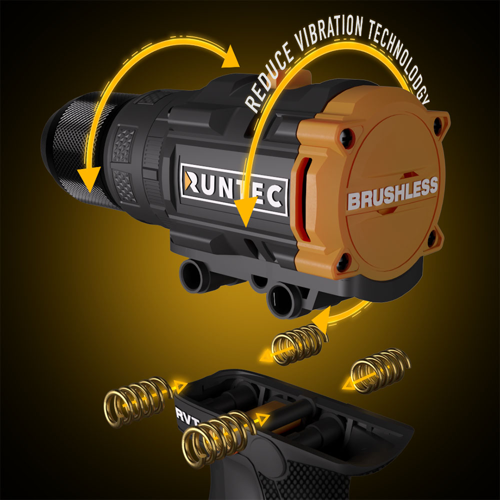 Гайковерт ударный аккумуляторный PRO 3/4, 20В, 2*6Ач, 1600Нм RUNTEC RT-IW1600