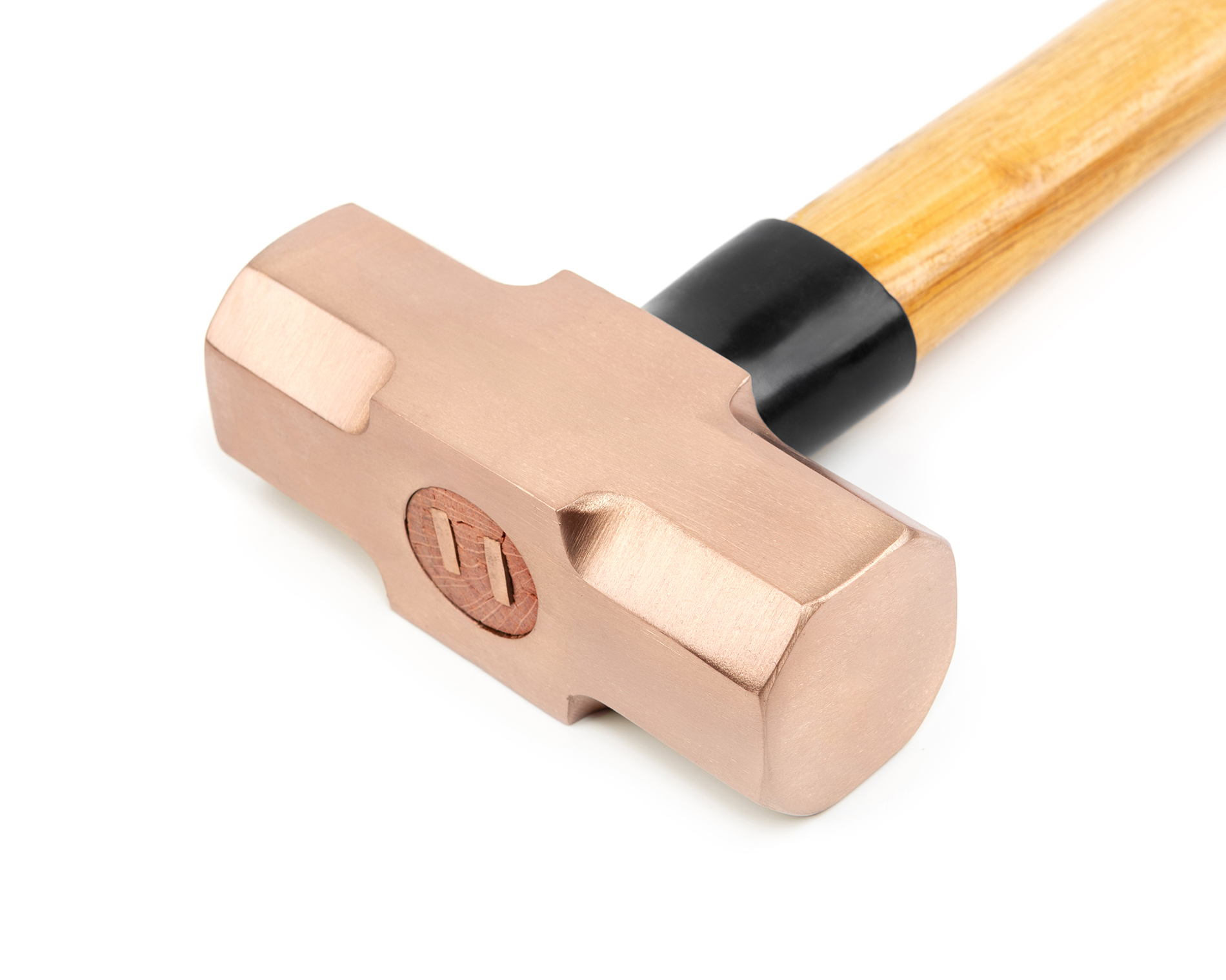 Кувалда 4,5 кг BeCu рукоятка дерево гикори искробезопасная 191G-1026, HORTZ