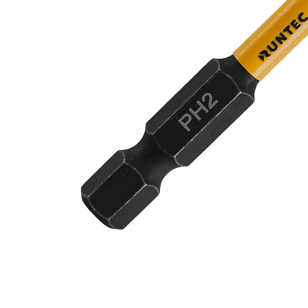 Бита ударная H6.35 50мм PH2 5шт. RUNTEC RT-IB50