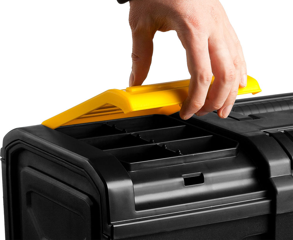 Ящик пластиковый для инструментов 390 х 210 х 160 TOOLBOX-16 Professional STAYER 38167-16