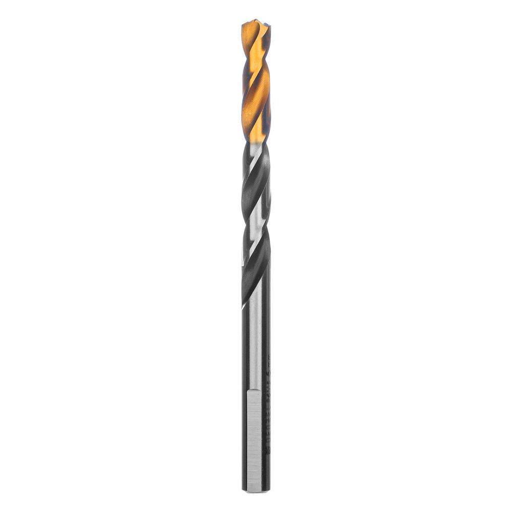 Сверло спиральное по металлу 6 x 93мм, Р6М5, Golden Tip, многогранная заточка Denzel (718278)