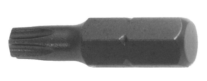 Бита, с шестигранным хвостовиком, 1/4, T27, 25 мм, усиленная, 1 шт, Licota, S3TX102527
