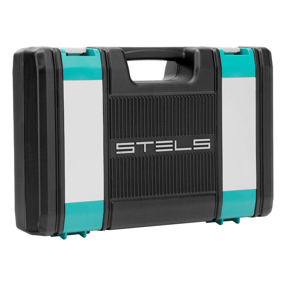 Набор инструментов, 1/2, 1/4, CrV, пластиковый кейс 94 предмета Stels