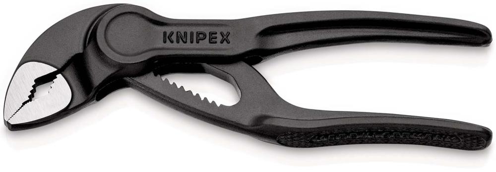 Клещи переставные XS 100 мм, зев 28 мм, фосфатированные COBRA KN-8700100