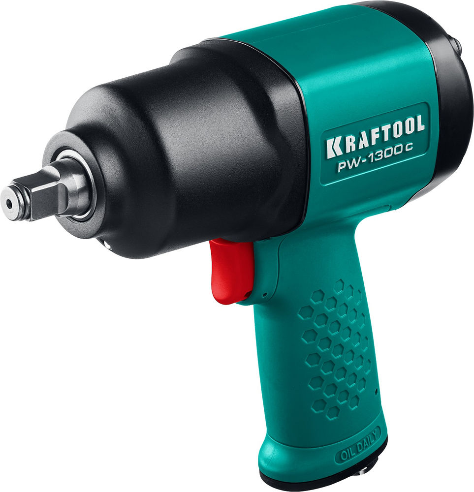 Ударный пневматический гайковерт PW-1300c, 1/2, 1300 Н·м KRAFTOOL 64205