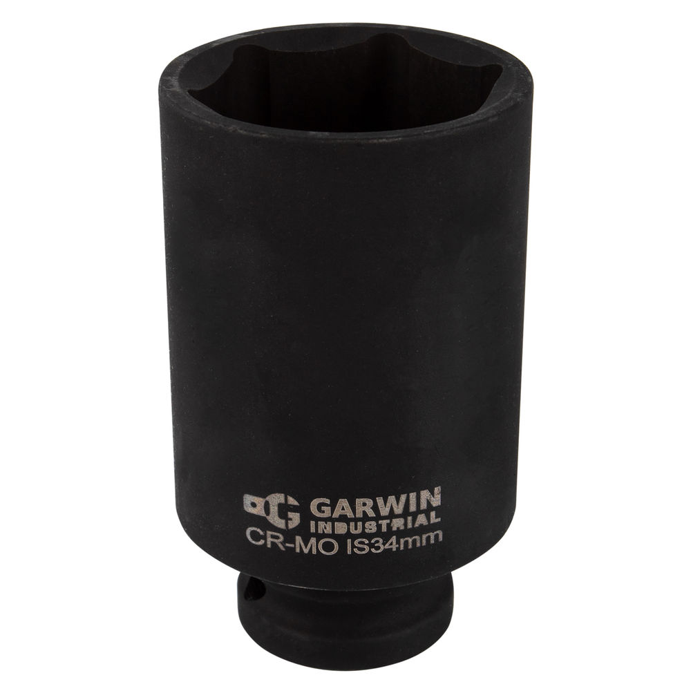 Головка торцевая 6-гранная ударная глубокая 1/2 34 мм GARWIN PRO 620272-34