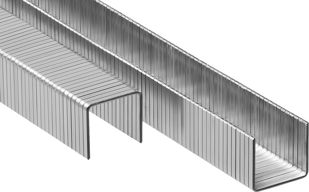Скобы 10 мм, тип 53F (D/056), калибр 23GA, 5000 шт Профессионал ЗУБР 31950-10