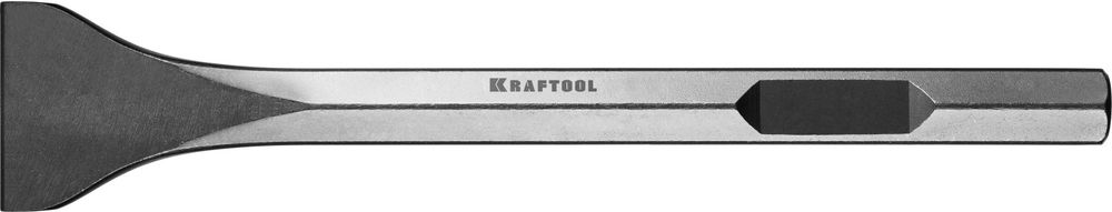 Лопаточное зубило ALLIGATOR, 75 x 400 мм, HEX 28 KRAFTOOL 29341-75-400