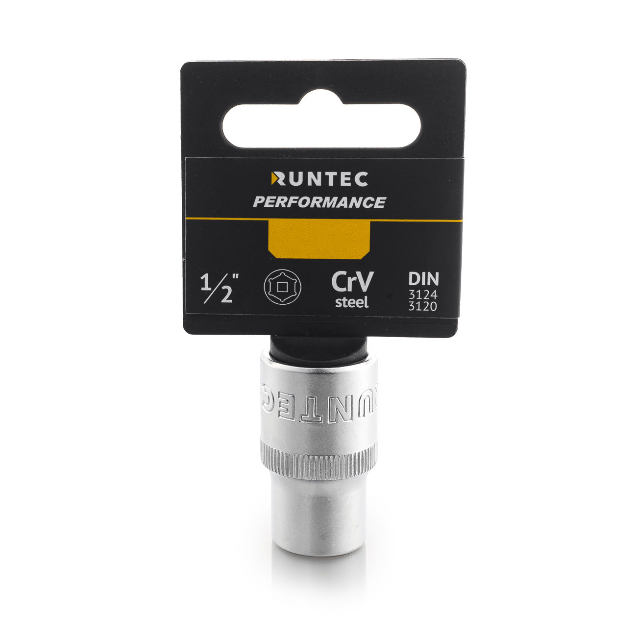 RUNTEC RT-H12S12 Головка торцевая RUNTEC CrV, 6PT, 1/2, 12 мм (RT-H12S12)