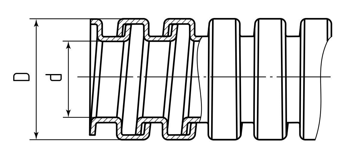 Металлорукав МР «INOX» 22 (Fortisflex) (83035)