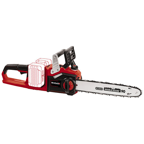 Пила цепная аккумуляторная Einhell PXC GP(GE)-LC 36/35 Li + 2 акк.4,0 + ЗУ двойное Twincharger 3А (4501780SET)