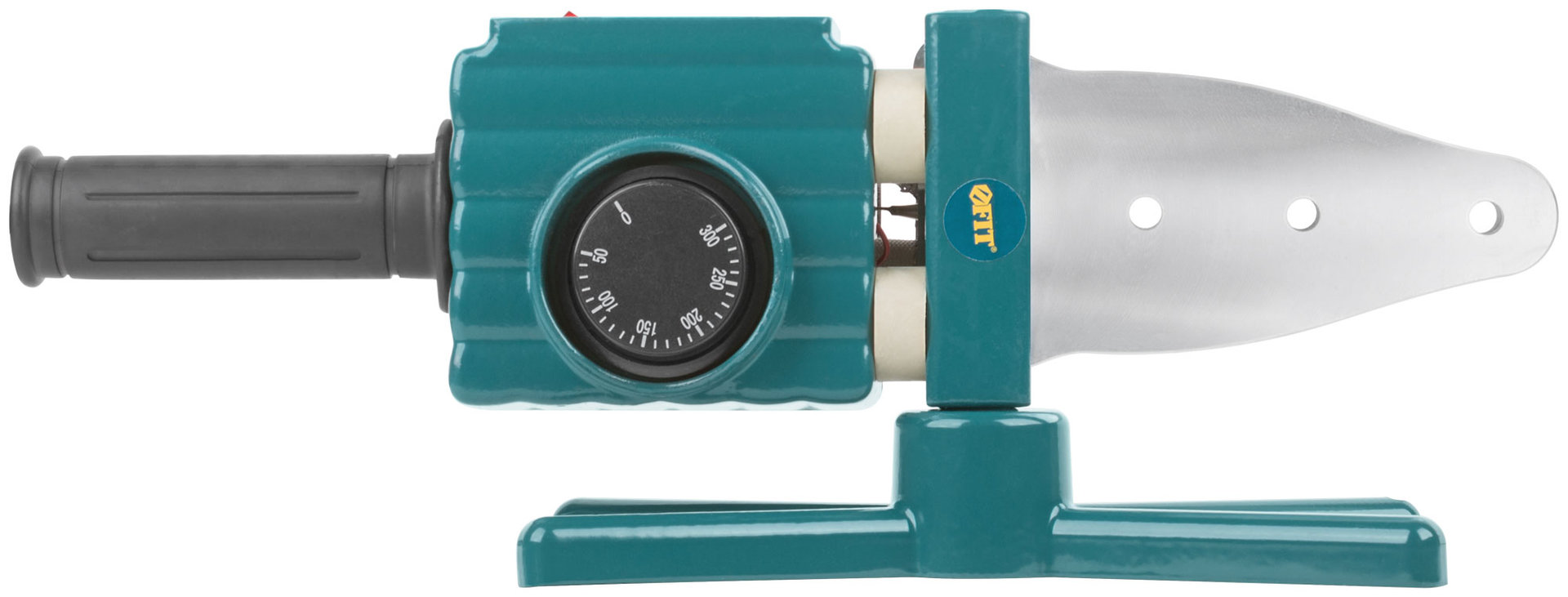 Аппарат сварочный для пластиковых труб 750/1500 Вт; 50-300 °C; диаметры труб 20-63 мм; металл. кейс (80645)