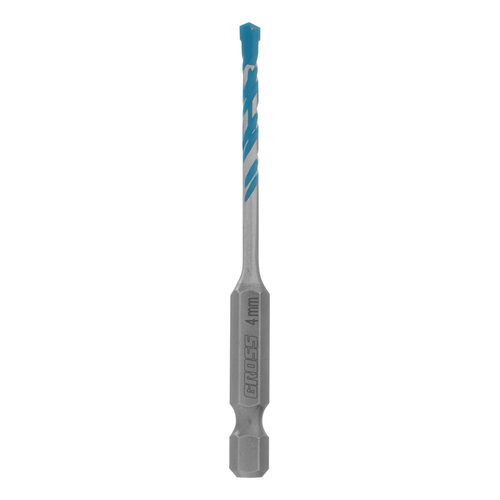 Сверло универсальное, Multipurpose PRO, 6-гр. хвостовик, 4мм Gross (706010)