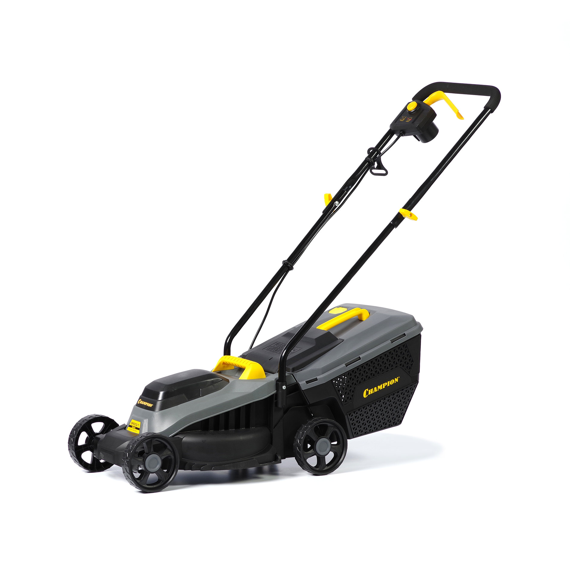 Газонокосилка эл. CHAMPION EM3212/1 (1,2 кВт пласт.травосб. 30л ширина 320мм 30-70мм, 7,1кг) (EM3212/1)