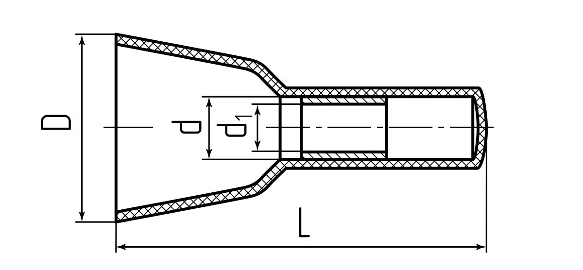 Концевая изолированная заглушка КИЗ-1 (КВТ) (47467)
