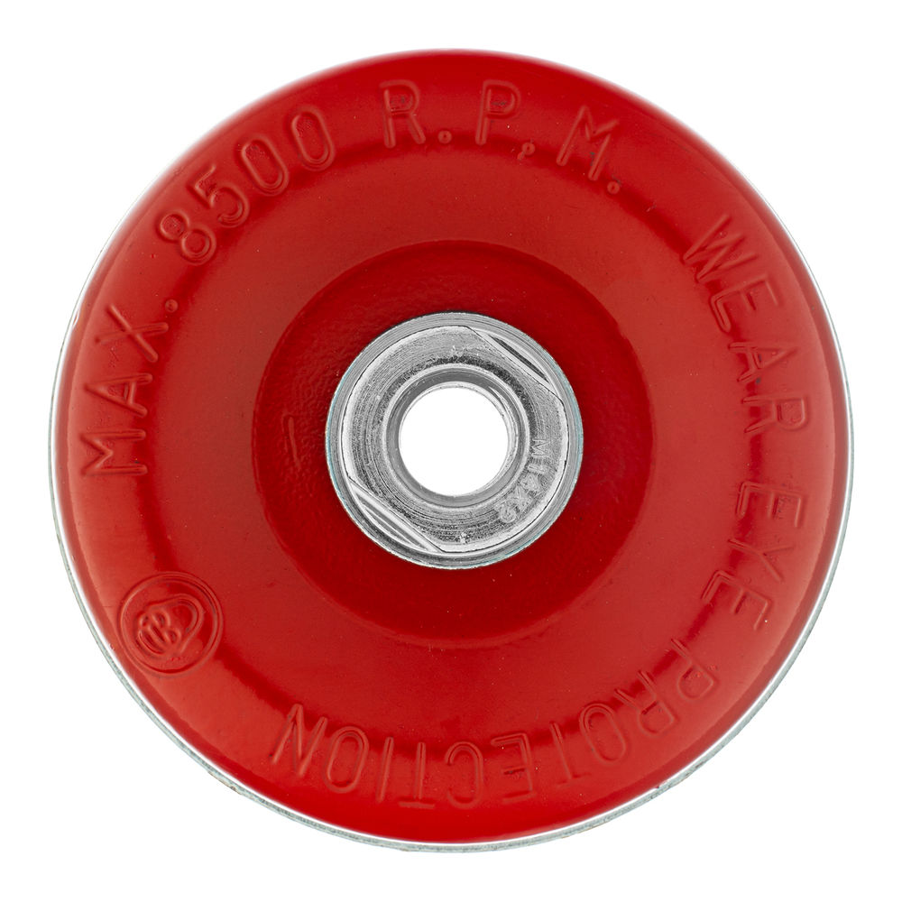 Щетка для УШМ Heavy Duty, 100 мм, М14, чашка, крученая проволока 0.5 мм Matrix (74672)