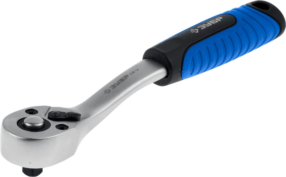 Трещотка для торцовых головок 1/4 72 зубца ЗУБР 27730-1/4