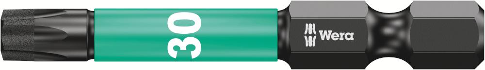 Бита ударная TX 30 x 50 мм алмаз 1/4 C6.3 Impaktor TORX серия 867/4 IMP DC Wera WE-057666