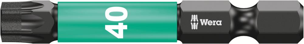 Бита ударная TX 40 x 50 мм алмаз 1/4 C6.3 Impaktor TORX серия 867/4 IMP DC Wera WE-057667