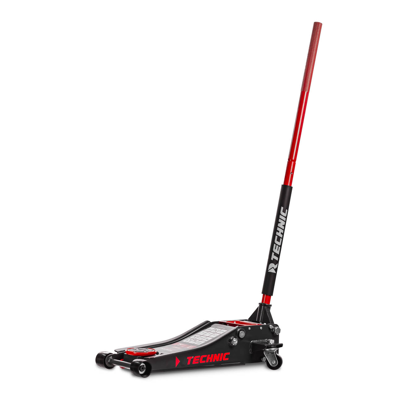 Домкрат подкатной низкого подхвата 3 т, 80-500 мм, усиленный TECHNIC RUNTEC RT-PJL3T
