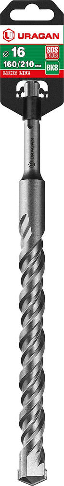 Бур SDS-plus URAGAN 16х210 мм 29311-210-16  