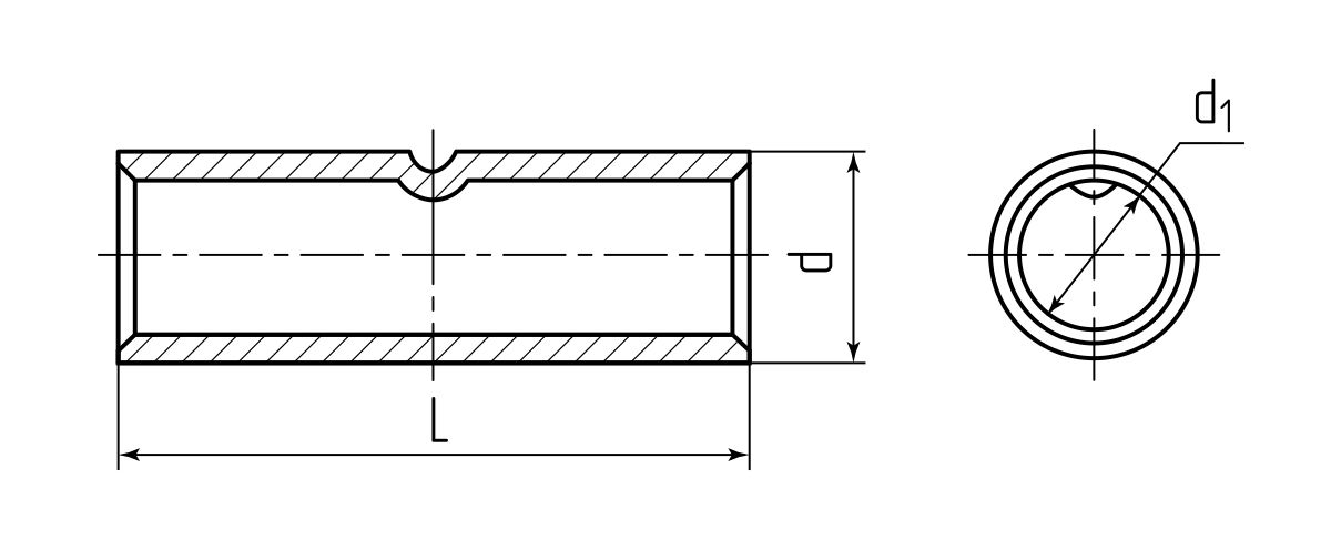 Гильза кабельная ГМЛ(DIN)-6 (КВТ) (65252)