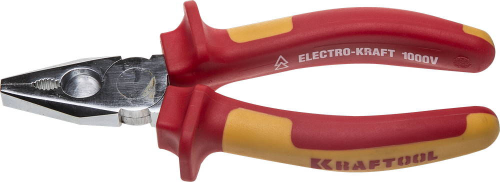 Комбинированные плоскогубцы Electro-Kraft, 160 мм KRAFTOOL 2202-1-16_z01