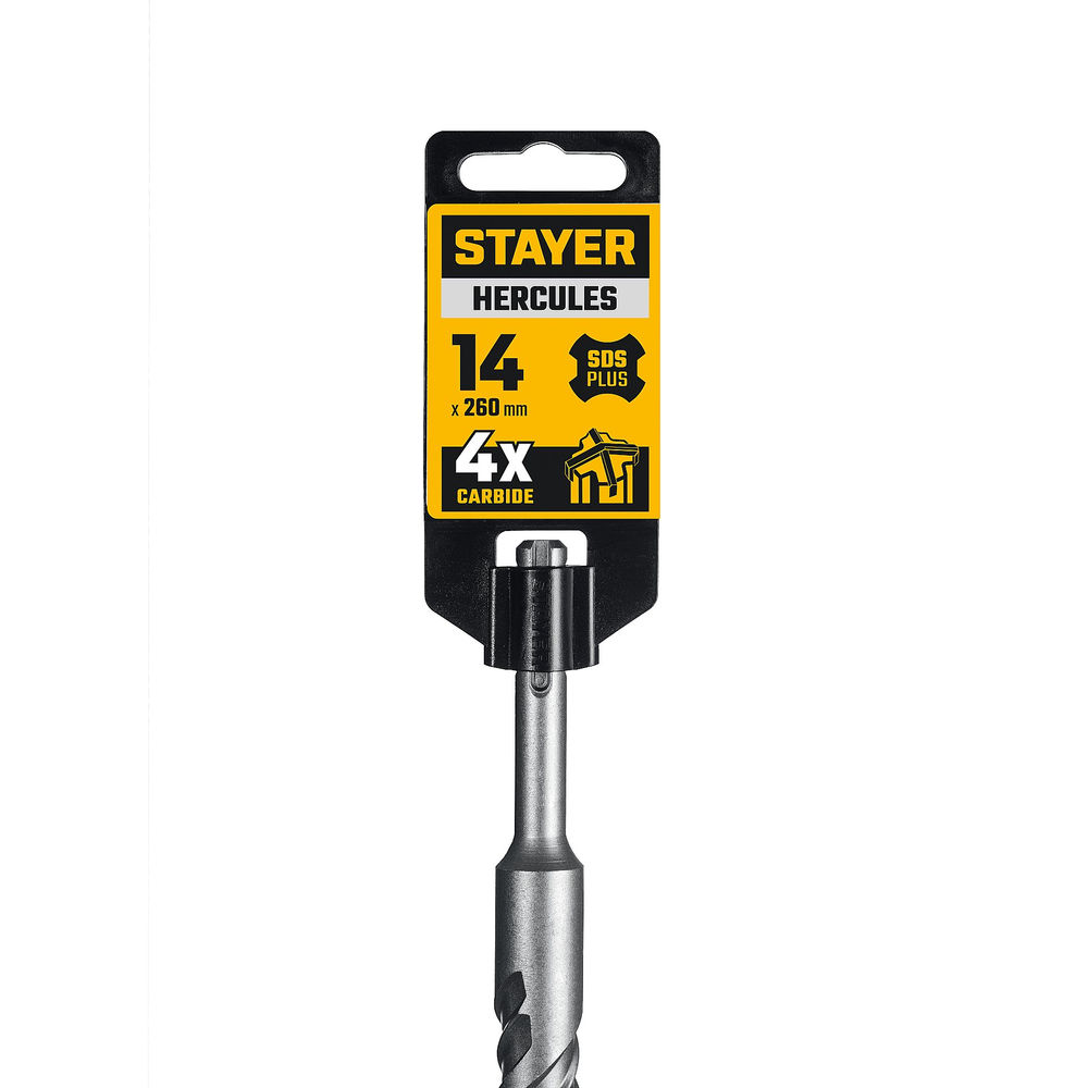 Бур SDS-plus HERCULES-4Х 14x260 мм STAYER 29290-260-14