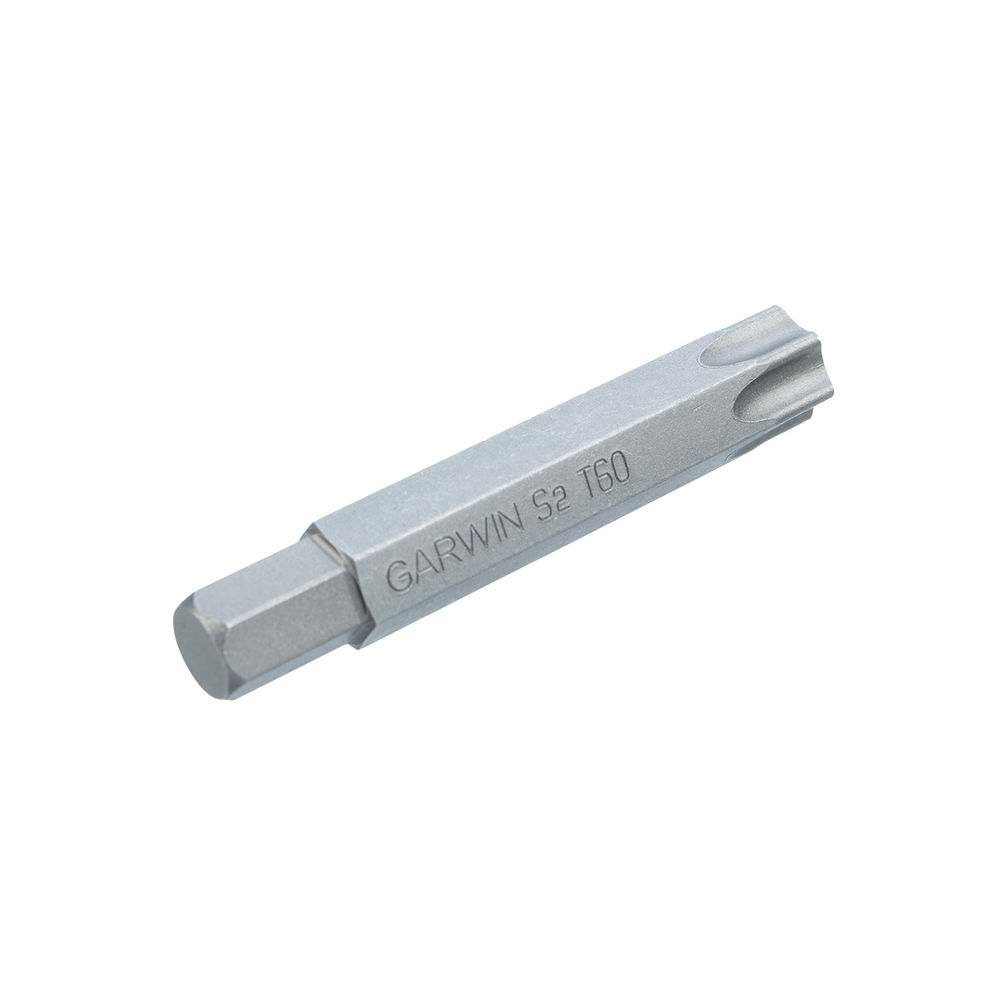 Бита, с шестигранным хвостовиком, 10 мм, T60, 75 мм, 1 шт, GARWIN PRO, 631035-T60