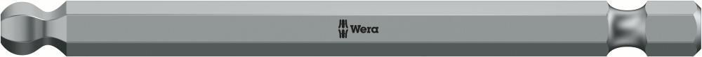 Бита с внешним шестигранником 3 x 89 мм с шаром 1/4 E6.3 Hex серия 842/4 Z Wera WE-059680