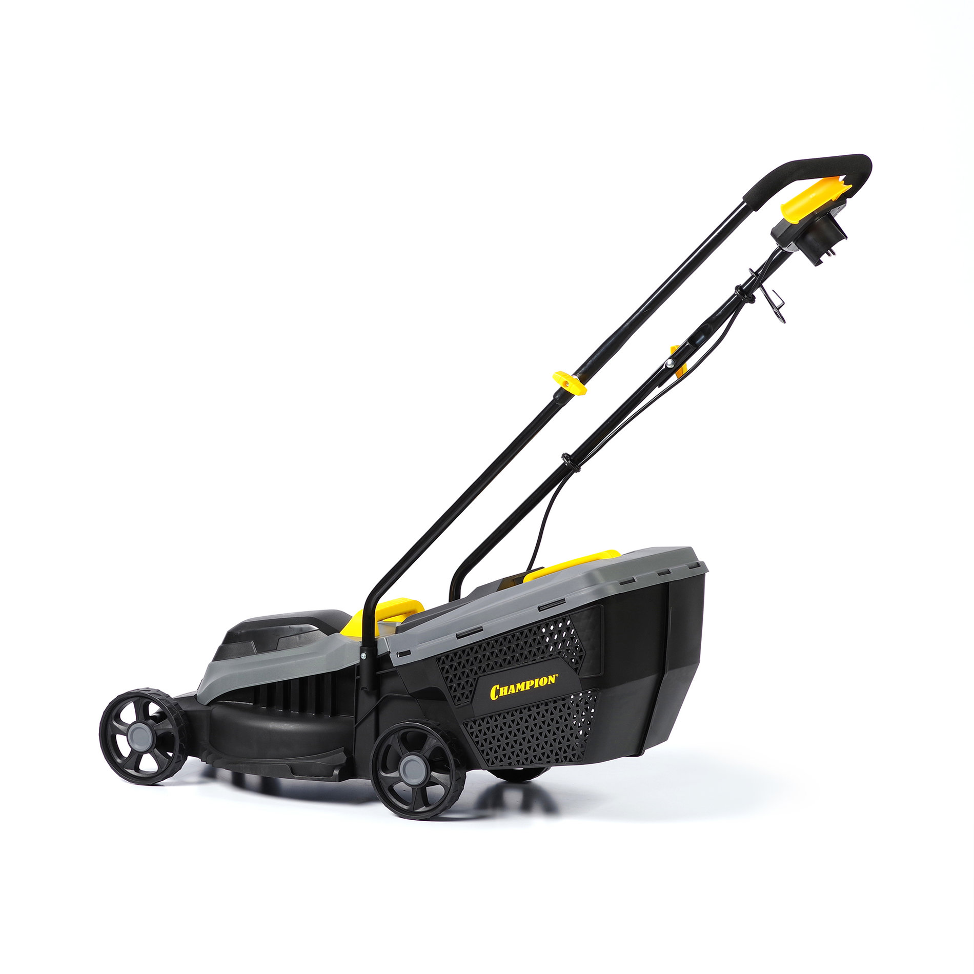 Газонокосилка эл. CHAMPION EM3212/1 (1,2 кВт пласт.травосб. 30л ширина 320мм 30-70мм, 7,1кг) (EM3212/1)