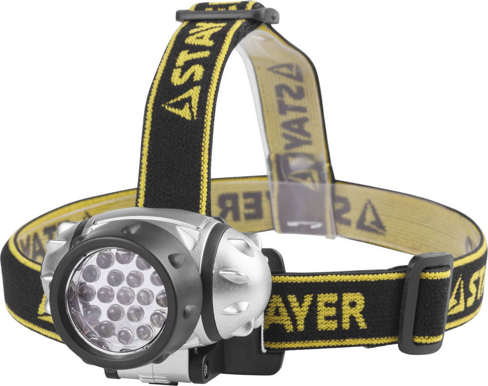 Фонарь налобный 19 LED, 3 AAA TOPLight STAYER 56570