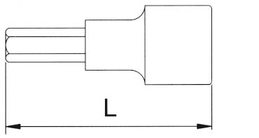 Головка торцевая с шестигранной вставкой 5/8 L=55 мм 1/2 Licota H4H120