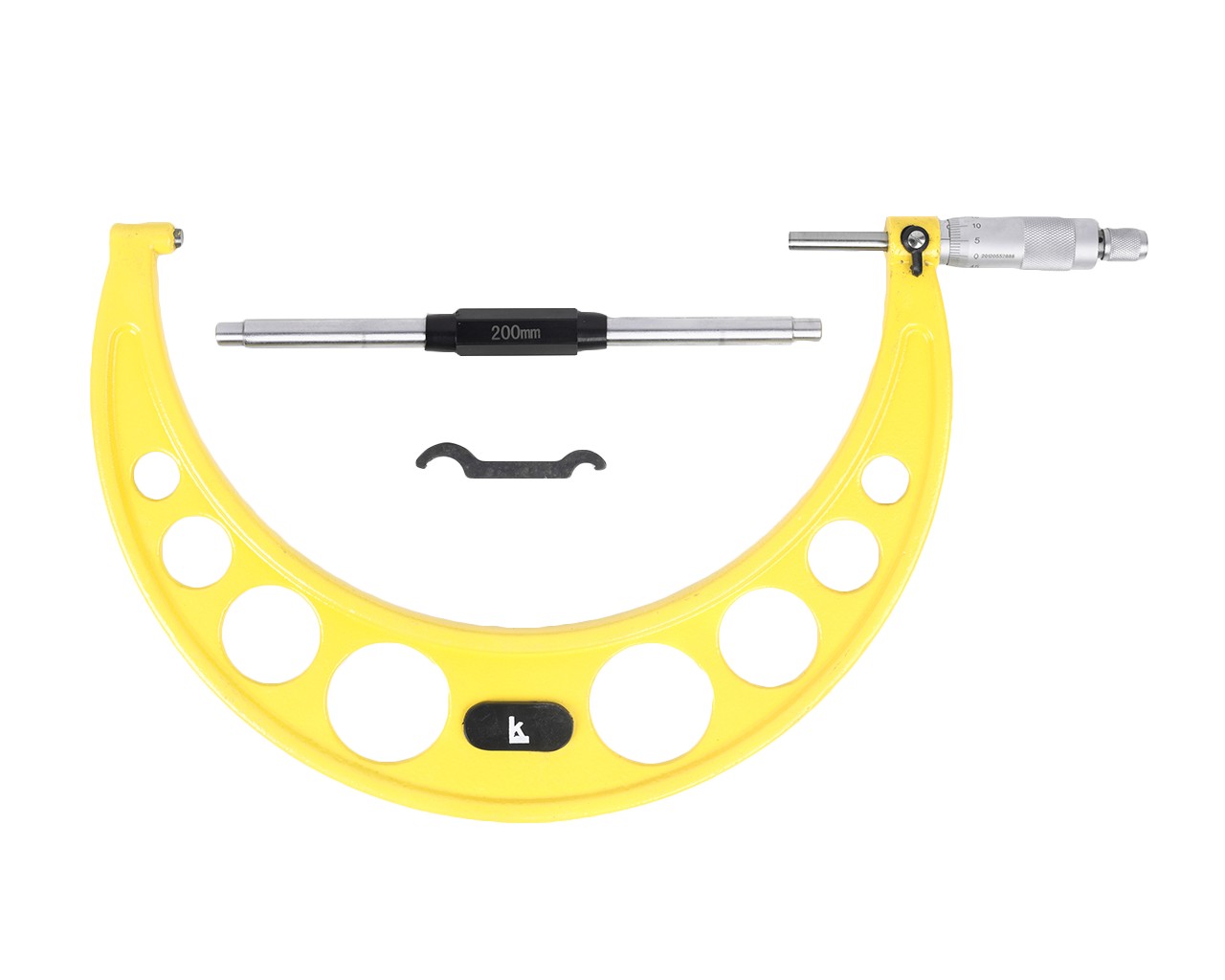 Микрометр МК- 225 0,01 желтая скоба КЛБ