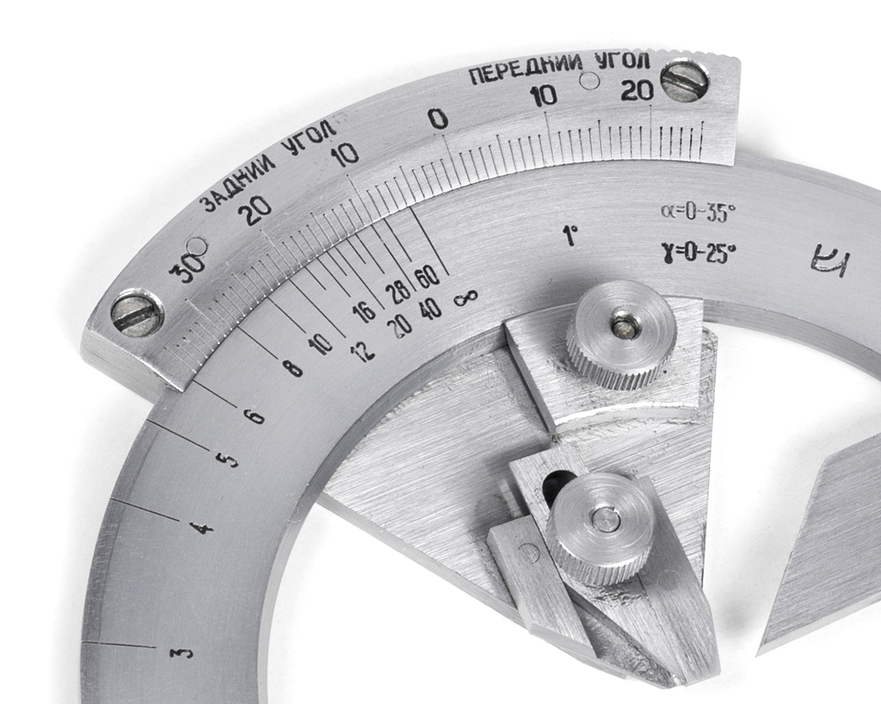 Угломер нониусный 0- 25°/0-35° (1°) 2УРИ КировИнструмент