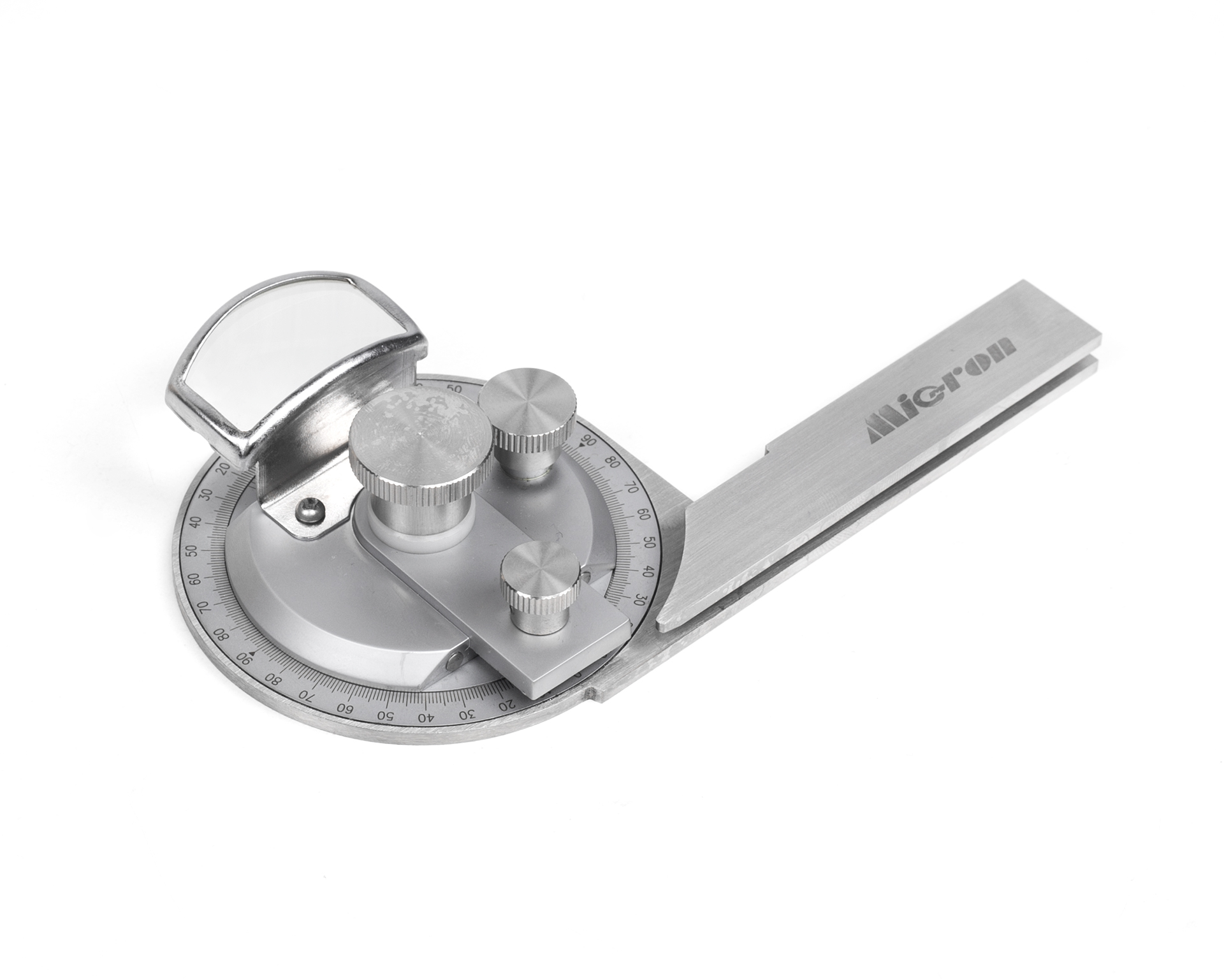 Угломер нониусный 0-360° 5' (300мм) с лупой