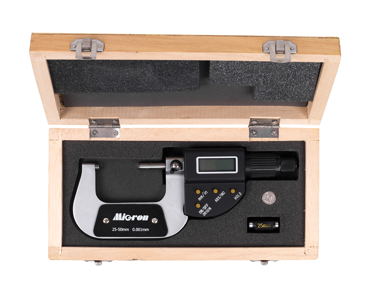 Микрометр МКЦ- 50 0,001 электронный 4-кнопочный IP54 Микрон