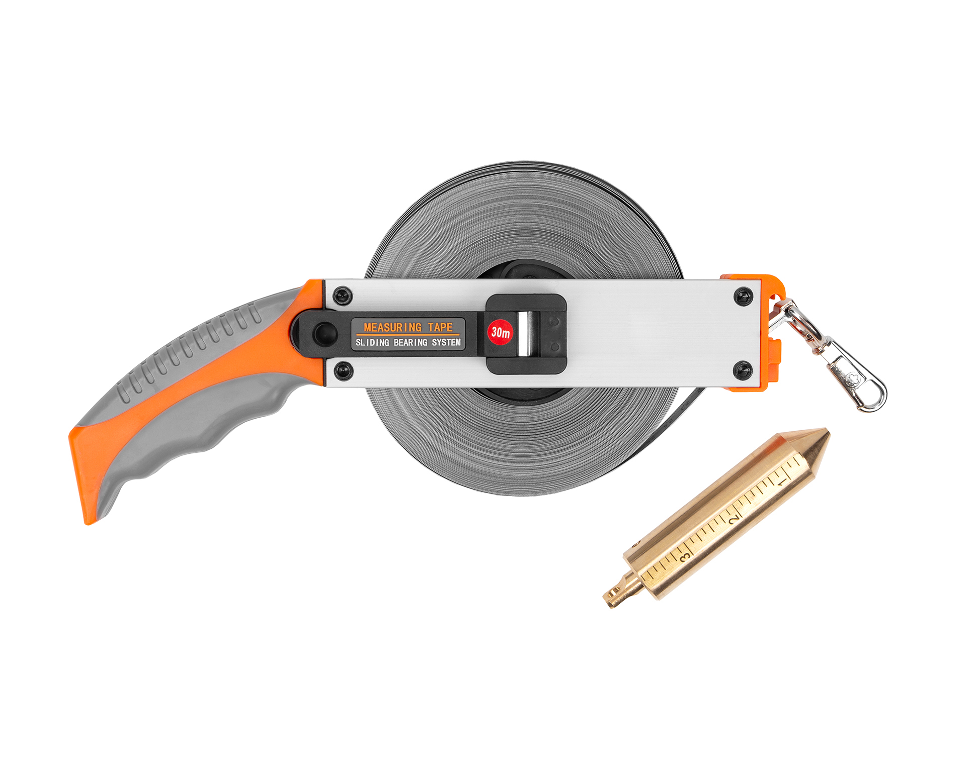 Рулетка 30м с лотом нерж.сталь кл.2 Р20Н2Г тип 3